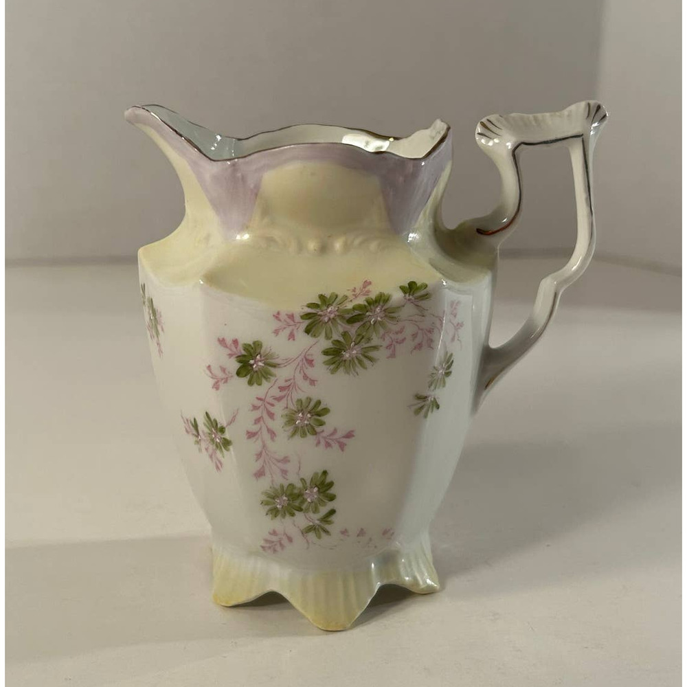 Antique Porcelain Creamer Hand Painted From Weimar Republic of Germany RARE